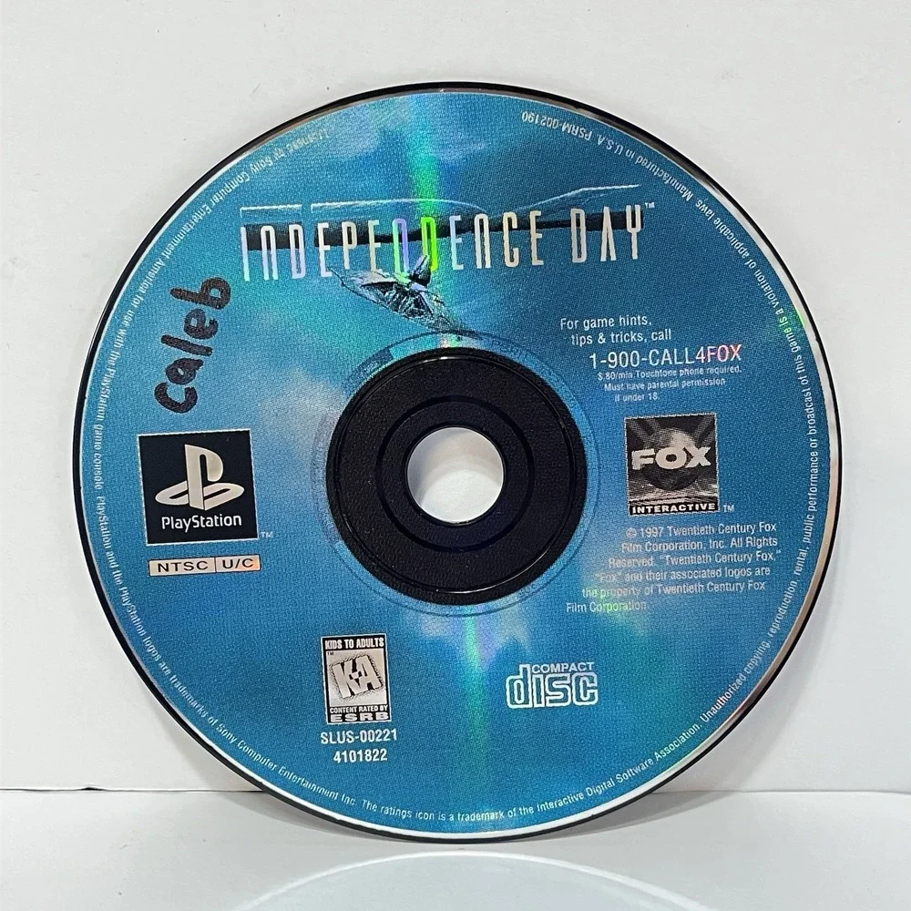 Independence Day (Sony PlayStation 1) - CIB! Complete, Tested, Working